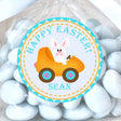 Personalized Easter bunny driving car sticker