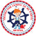 Personalized boys nautical birthday sticker with custom name