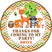 Personalized woodland party favor sticker