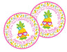 Pineapple Birthday Party Stickers