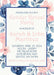 Pink And Blue Floral Gender Reveal Invitations