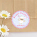 Pink And Blue Sheep Easter Stickers