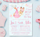 Pink Bunny Rabbit Baby Shower Invitations