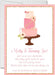 Pink Cake Birthday Party Invitations