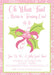 Pink Christmas 1st Birthday Party Invitations