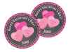 Pink Conversation Hearts Valentine's Day Stickers