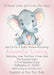 Pink Elephant Baby Shower Invitations