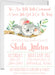 Pink Koala Baby Shower Invitations