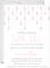 Pink Little Star Baby Shower Invitations