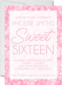 Pink Sweet 16 Party Invitations
