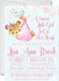 Pink Teddy Bear Baby Shower Invitations