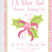 Pink candy cane 1st birthday invitations festive holiday design