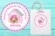 Puppy Dog Birthday Party Stickers