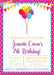 Rainbow Balloon Birthday Party Invitations