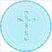 Religious blue Baptism favor label with lace cross