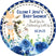 Safari baby shower stickers social distance edition with jungle animals