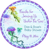 Under the Sea Jellyfish Baby Shower Stickers