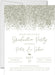 Silver Graduation Party Invitations