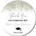 Silver black graduation sticker