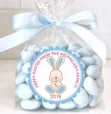 Simple pastel bunny sticker for Easter gifts