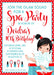 Spa Birthday Party Invitations