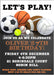 Sports Birthday Party Invitations