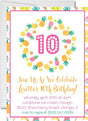 Summer Pineapple Birthday Party Invitations