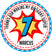 Superhero birthday sticker comic burst design