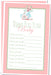 Tea Party Baby Shower Wish Cards