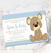 Teddy Bear Baby Shower Invitations