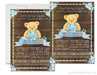 Teddy Bear Baby Shower Invitations