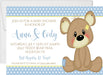 Teddy Bear Baby Shower Invitations