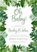 Tropical Baby Shower Invitations