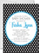 Turquoise, Black & White Polka Dot Baby Shower Invitations