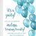Turquoise balloon birthday party invitations colorful balloon design