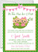 Twins Two Peas In A Pod Baby Shower Invitations