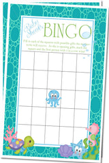Under The Sea Baby Shower Bingo Cards