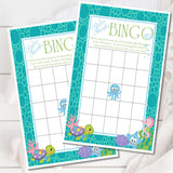 Under The Sea Baby Shower Bingo Cards