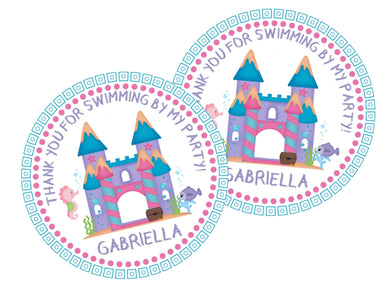 Under The Sea Birthday Party Stickers