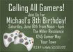 Video Game Birthday Party Invitations