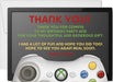 Video Game Birthday Party Thank You Cards