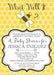 What Will It Bee? Gender Neutral Baby Shower Invitations