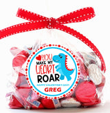 You Make My Heart Roar Valentine sticker
