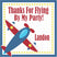 airplane birthday sticker with red blue plane and dotted border
