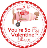 airplane plane awesome valentine sticker