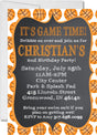 basketball invitation cards sports birthday style