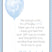 blue 1st birthday thank you notes