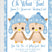 blue boy twins winter snowflake owl 1st birthday party invitation