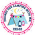camp tent party favor sticker with outdoor camping theme