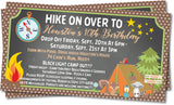 Camping Birthday Party Invitations